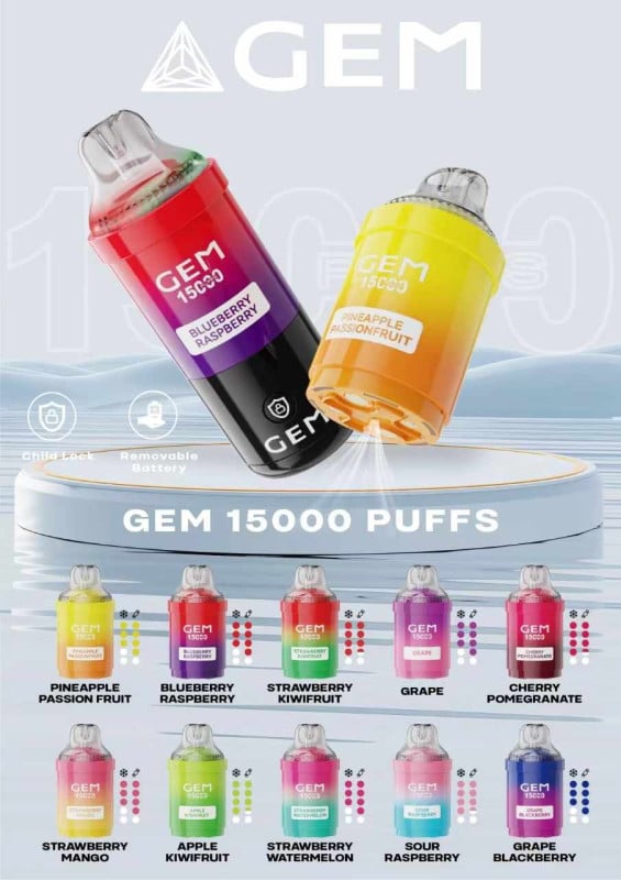 GEM 15000 PUFFS PODS