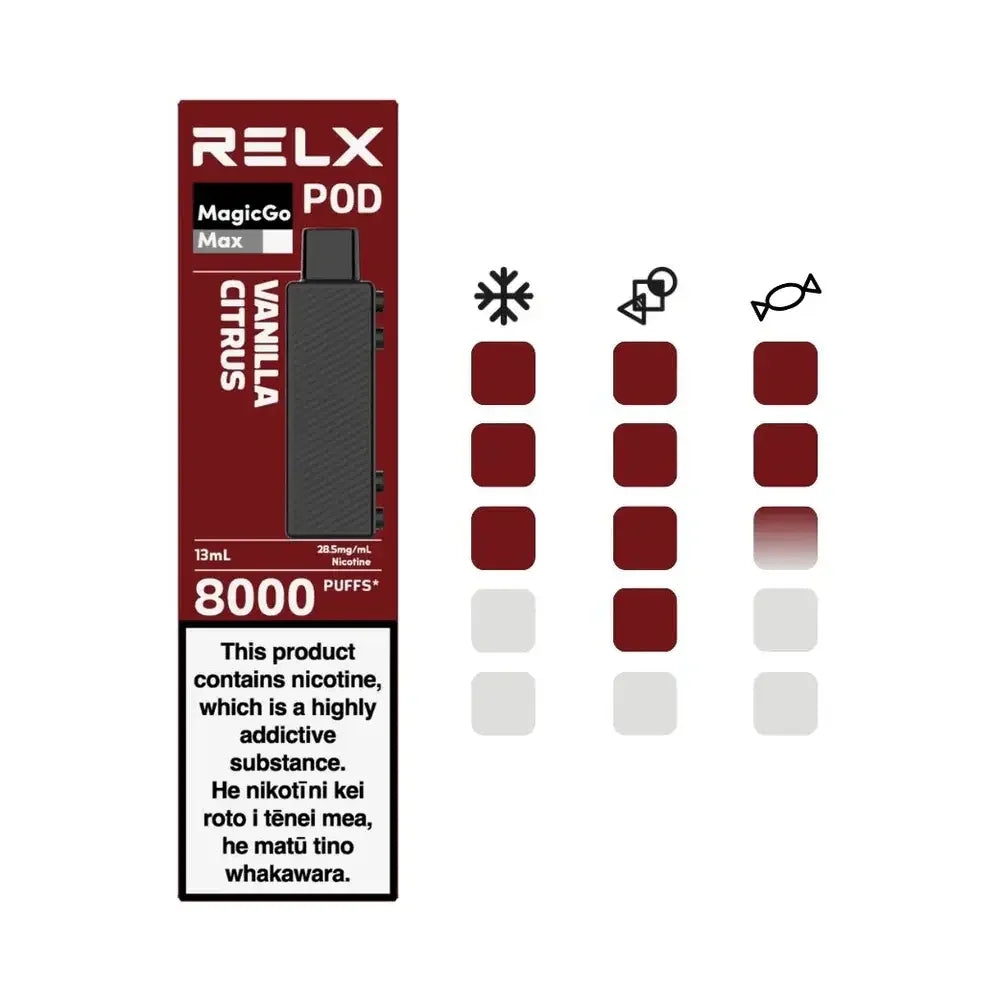 RELX MagicGO Max Vape Pods 8000 puffs