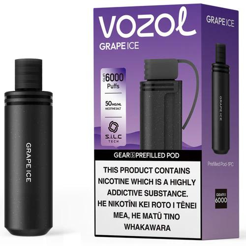 VOZOL GEAR S PREFILLED POD 6000 PUFFS